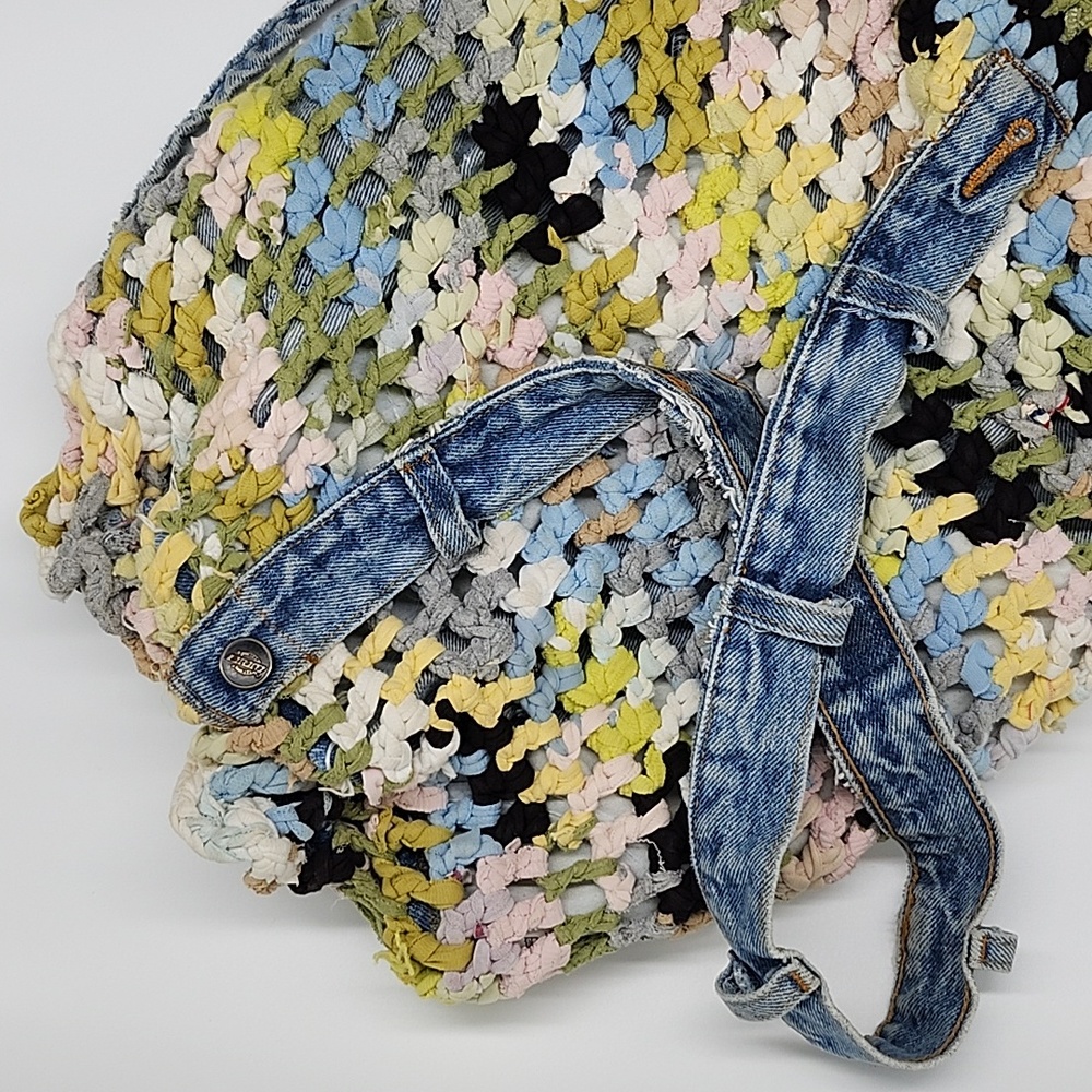Crochet Backpack-Upcycled - Picture 3 of 4